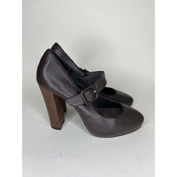 Joie Shoes Pumps Heels Women Size 36 US 6 Brown Leather - Picture 6 of 13